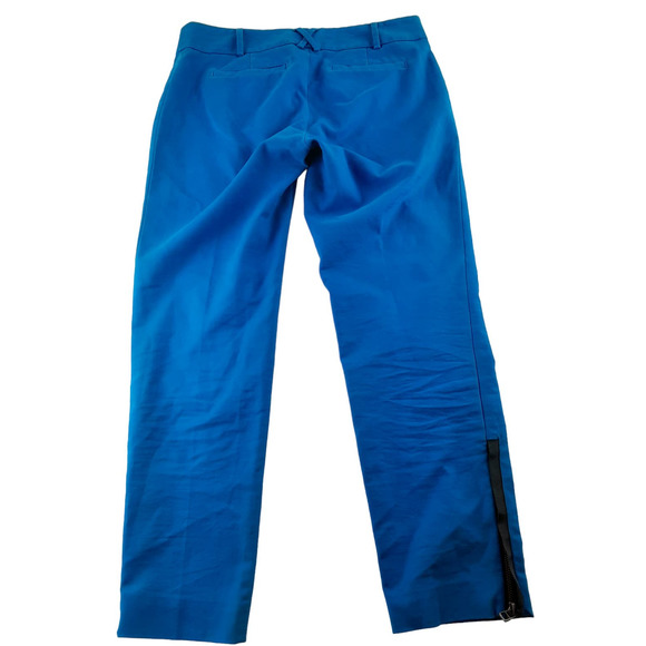 Anthropologie Cartonnier Womens Blue Charlie Ankle Slim Chino Pants Cotton 6 - Picture 3 of 11